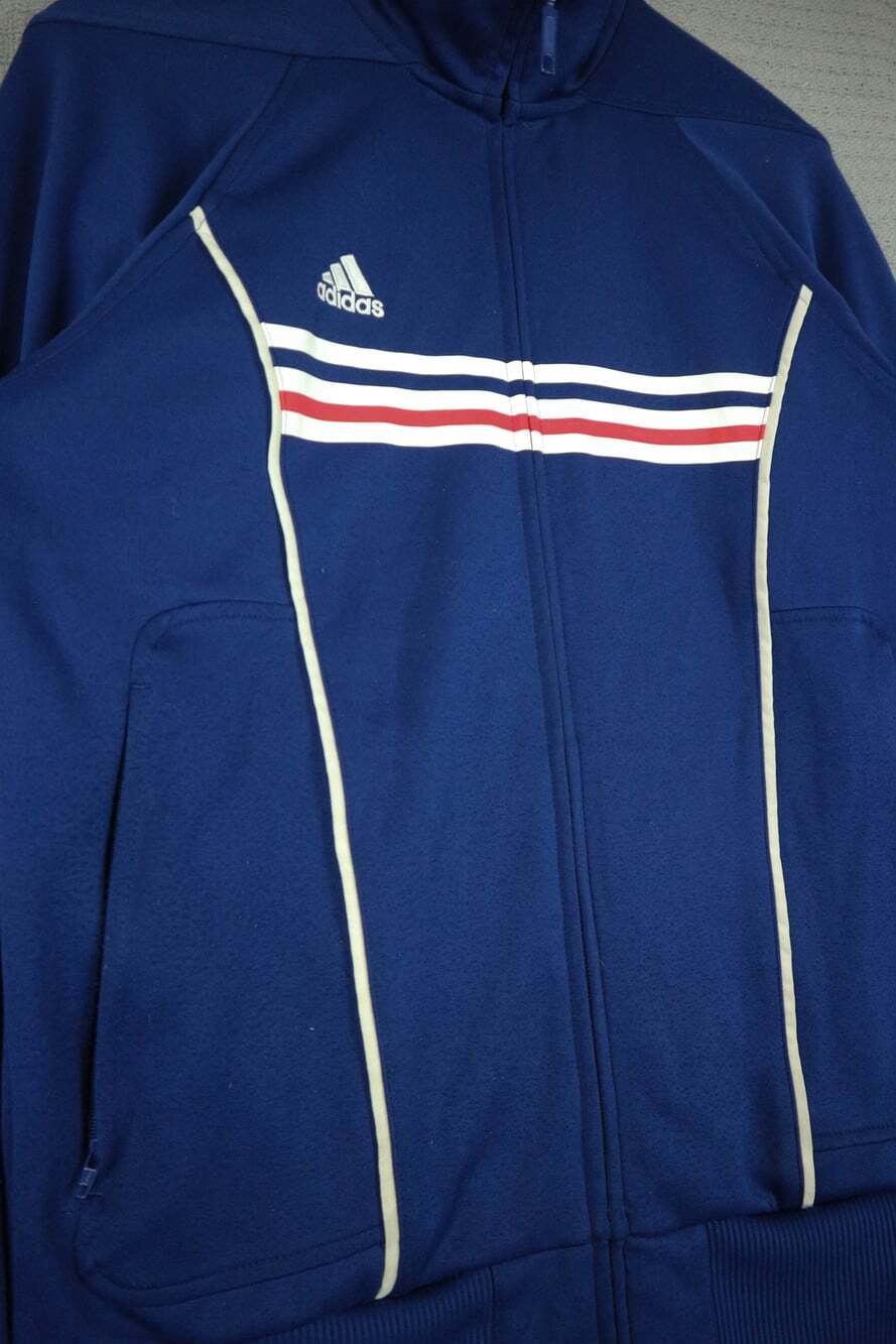 Vintage Adidas France National Team Football World Cup Track Jacket Medium Fifa - Picture 3 of 9